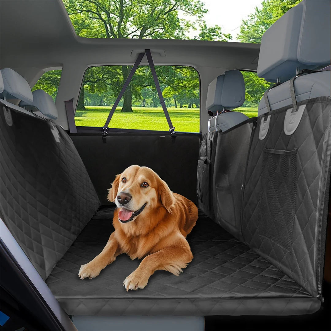 BINGOPAW Waterproof Dog Car Seat Cover Hammock With Seat Extender