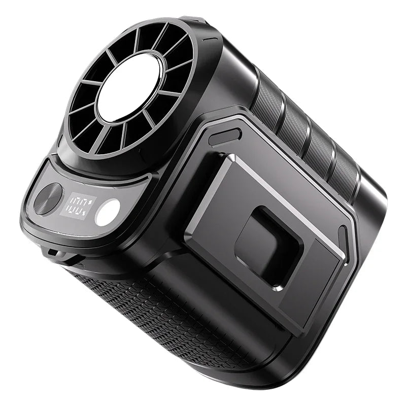 Portable Waist-Hanging Camping Fan With Long-Lasting Cooling And Charging