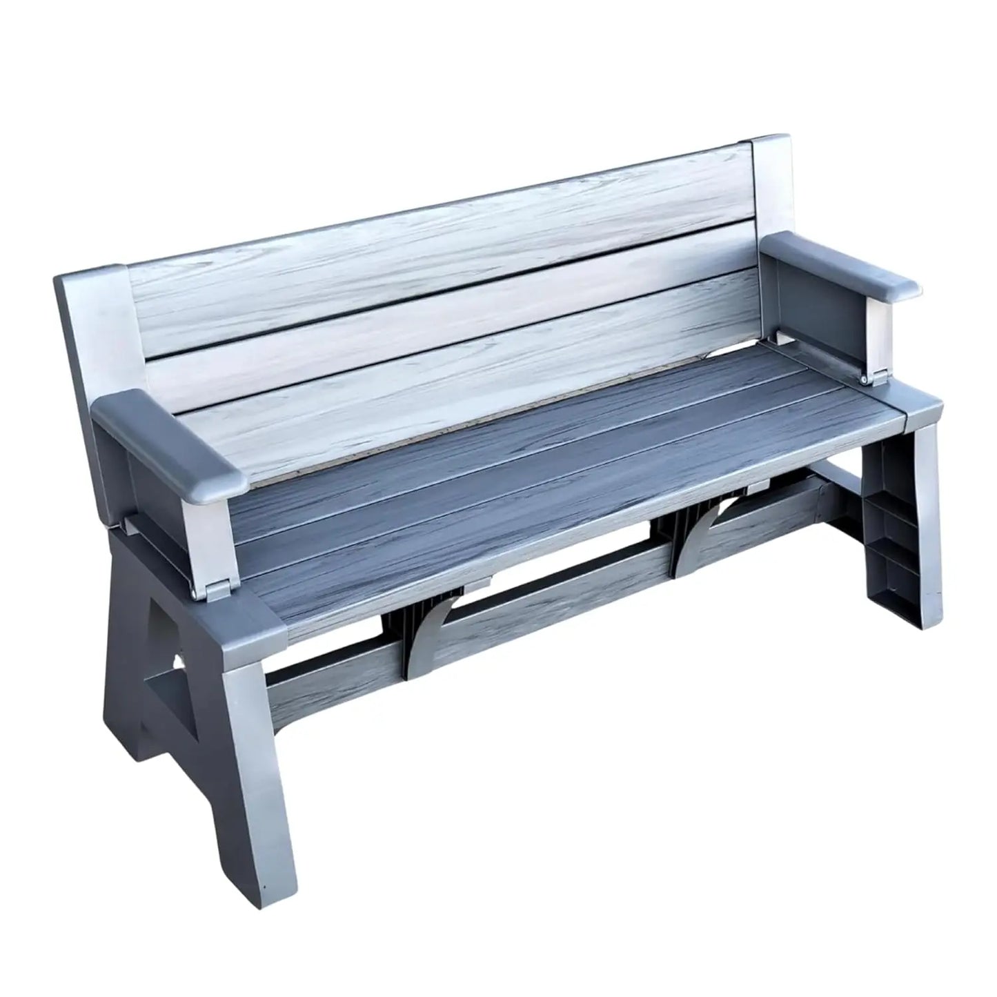 Gen 1 Space-Saving 2-In-1 Outdoor Bench To Picnic Table