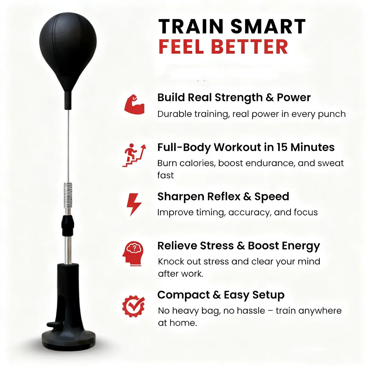 Professional Boxing Reflex Punching Bag For Home Gym Fitness