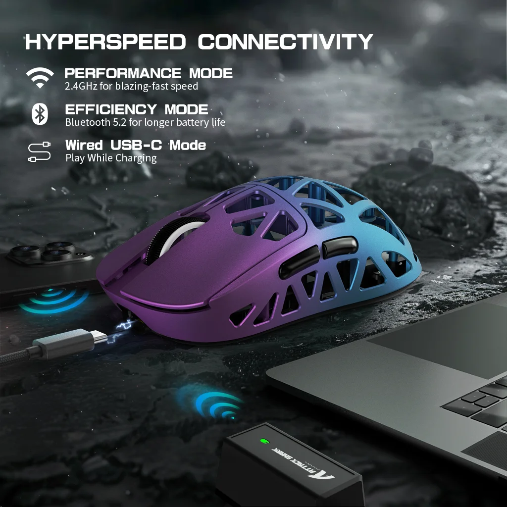 Attack Shark R2 Ultra Lightweight Programmable Gaming Mouse