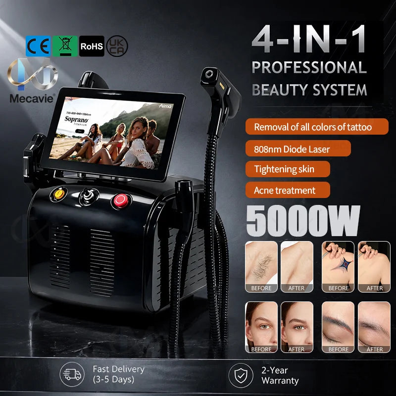 Emsnova 4in1 5000W Five Waves Multifunction Beauty Machine