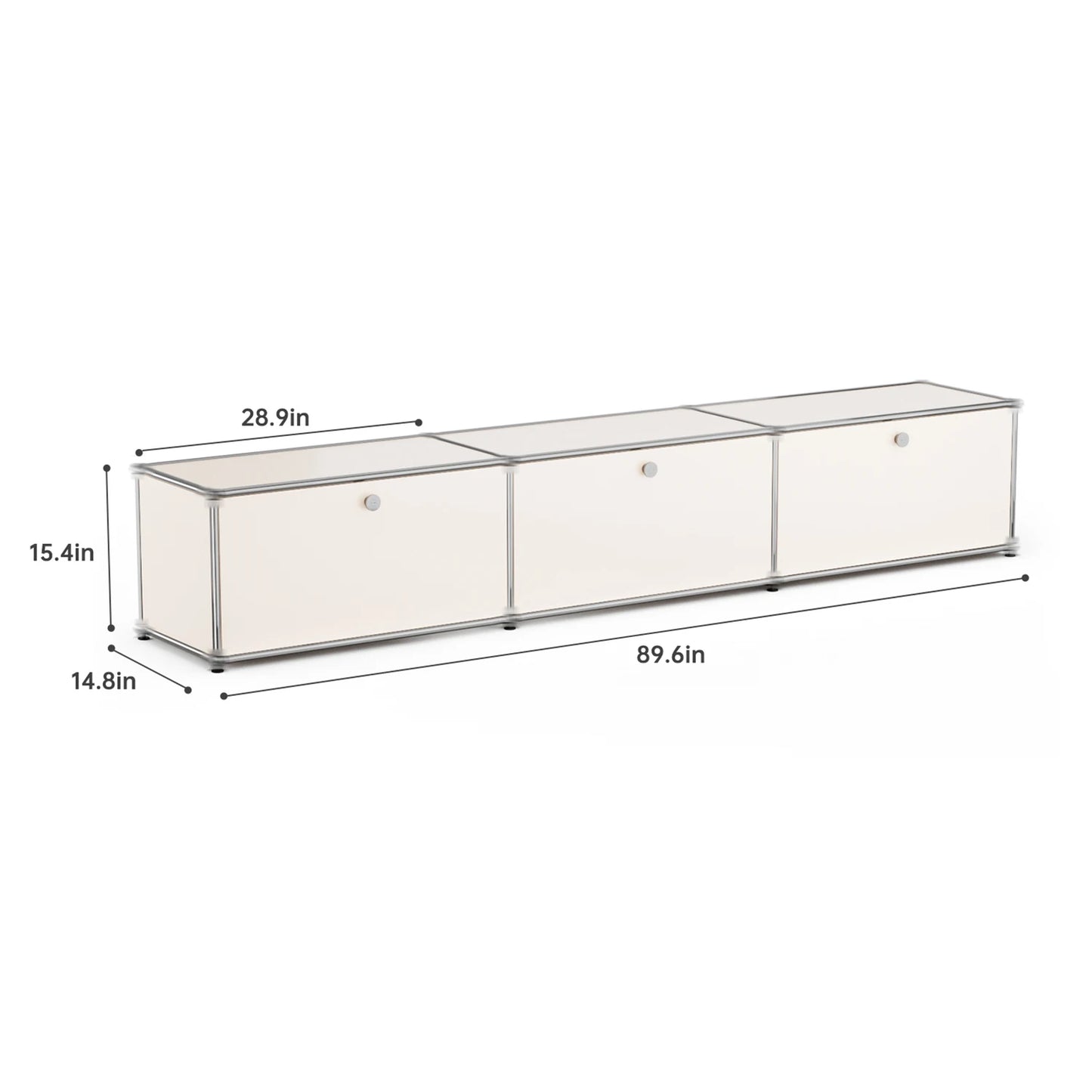 Stainless Steel Storage Cabinet Organizer TV Stand For Living Room