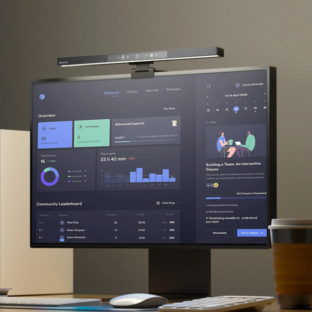 BlitzWolf Screen Monitor Light Bar With Touch Control