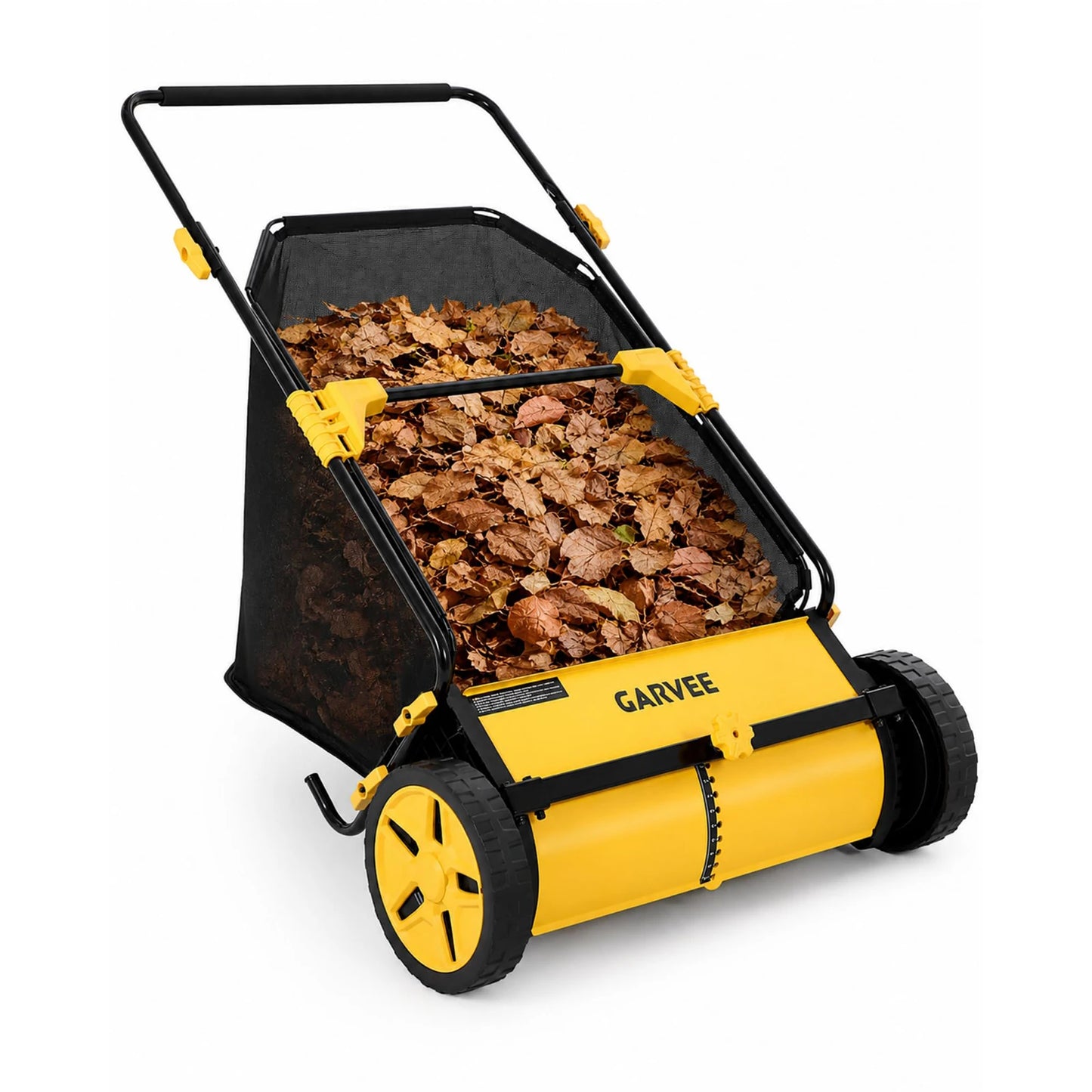 HiMISS Manual Lawn Sweeper Leaf And Grass Collector