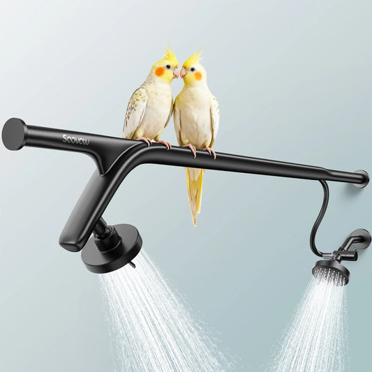 Tandem Dual Shower Head System For Couples, Two Person Showerhead