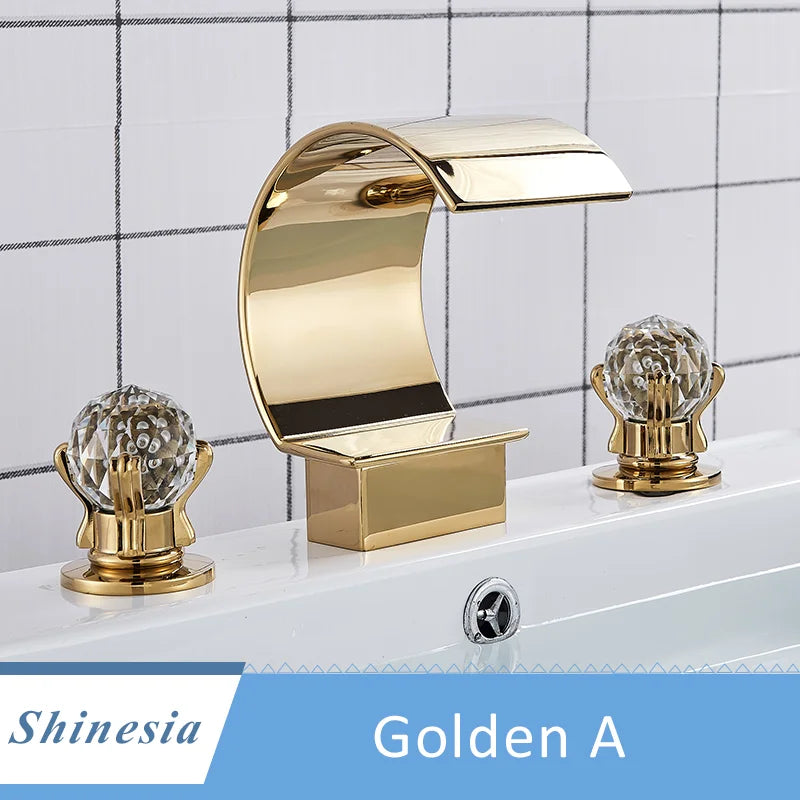 Shinesia Vessel Sink Bathroom Faucet With Hot And Cold Water