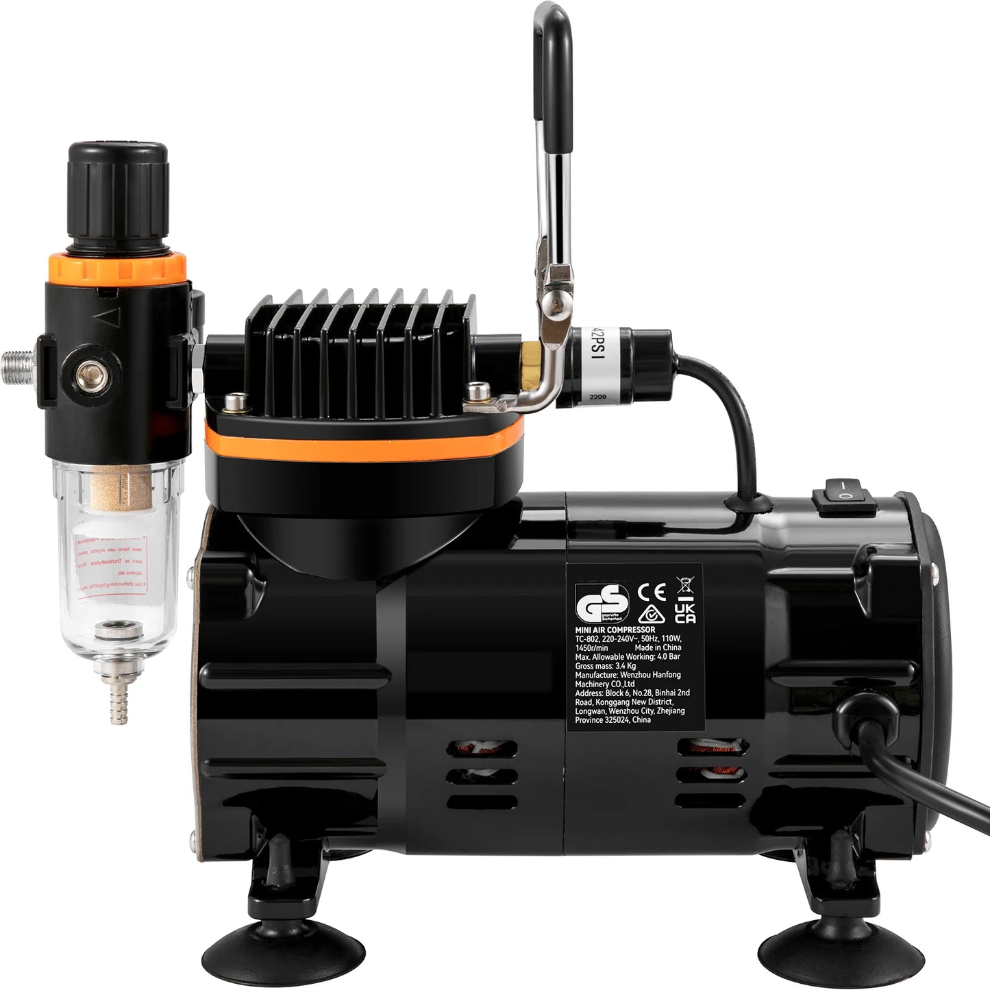 SucceBuy Professional Dual-Action Airbrush Kit 120W Sprayer