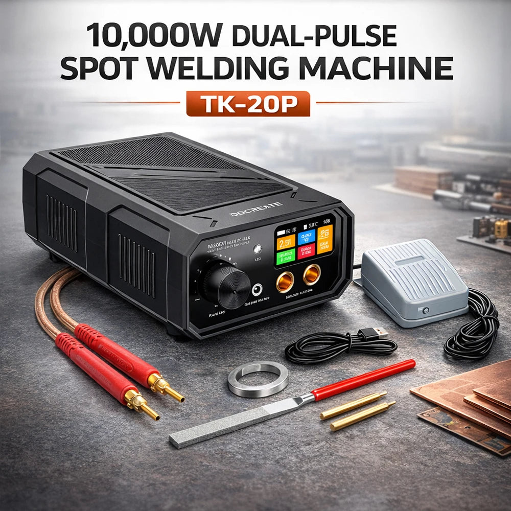 TK-20P 10000W Spot Welder For Battery Pack Dual Pulse 0.3mm