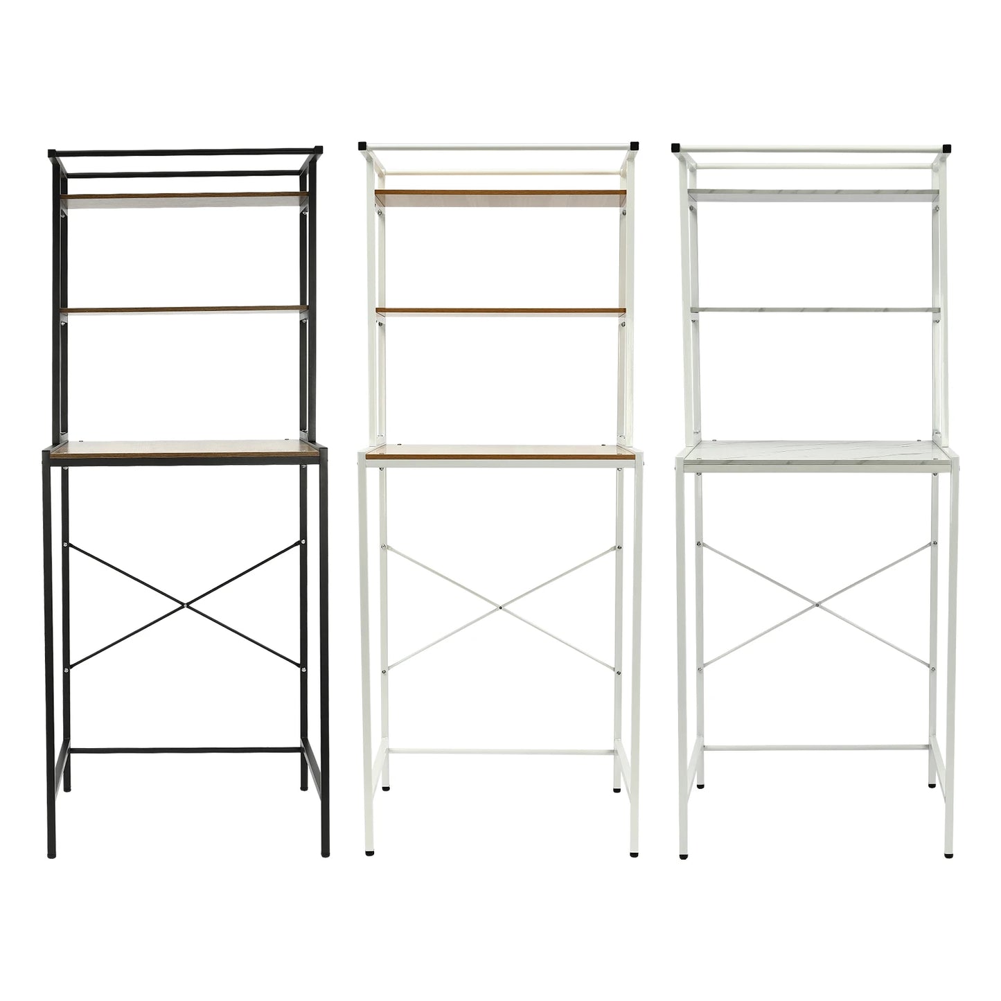 Bymaocar 3 Tier Washing Machine Shelving Unit Laundry Organizer