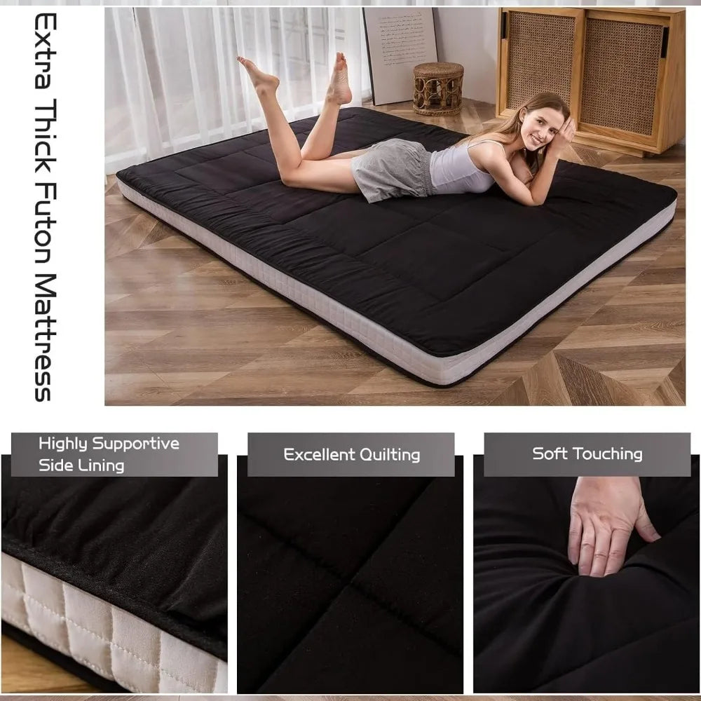 XIUWO Foldable Floor Futon Mattress For Adults And Kids