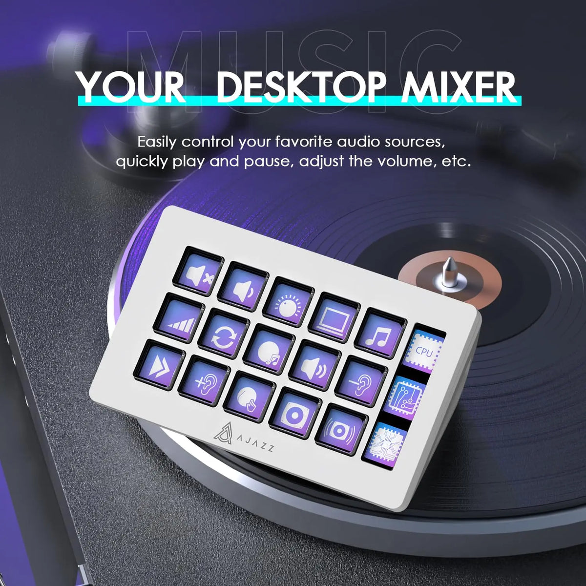 Attack Shark AKP153 Stream Deck With 15 Custom Keys