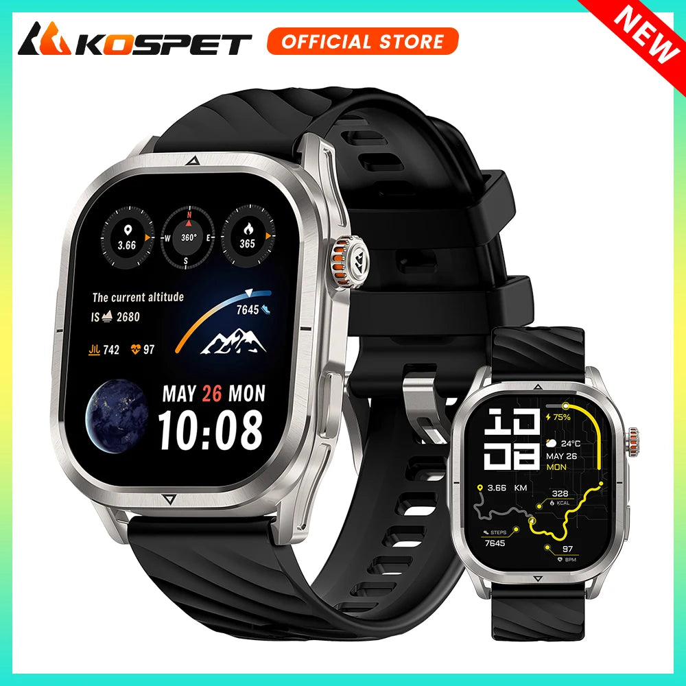 KOSPET Magic P10 GPS Smartwatch With AMOLED Screen GNSS