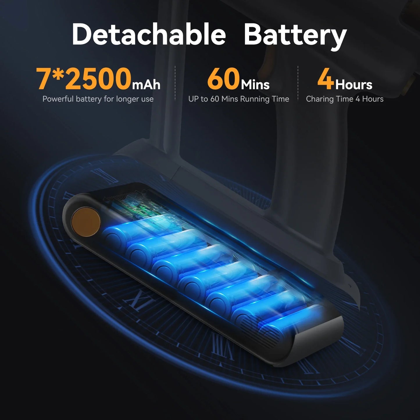 E.LUO Cordless Stick Vacuum Cleaner Handheld Pet Hair Car Home