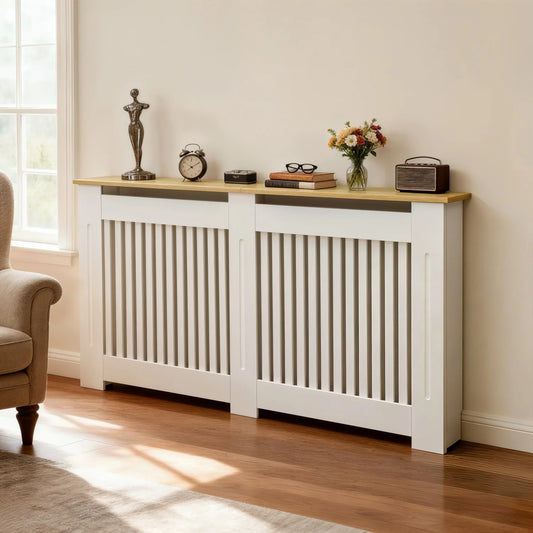 SL Radiator Cover Guard MDF Wood Grain For Home Office