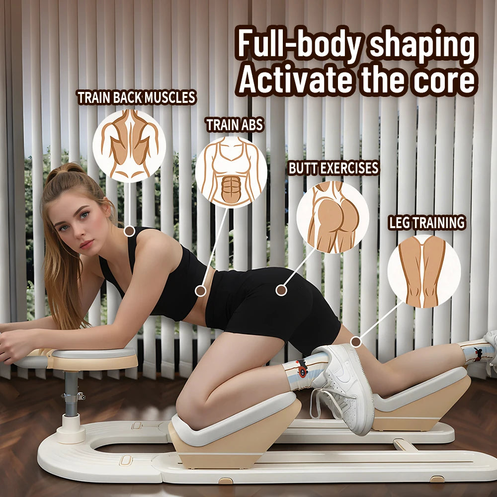 Spine Twist And Stretch Trainer For Waist Toning And Core