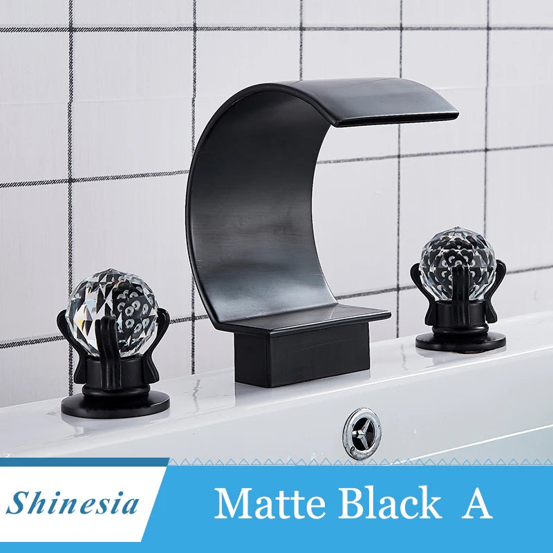 Shinesia Vessel Sink Bathroom Faucet With Hot And Cold Water