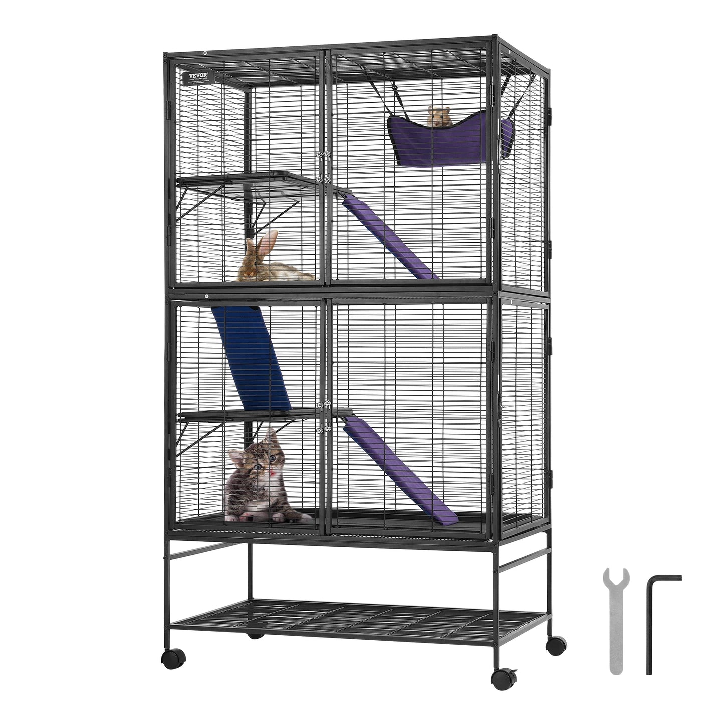 SucceBuy Ferret Cage Metal Critter Nation Small Animal Cage