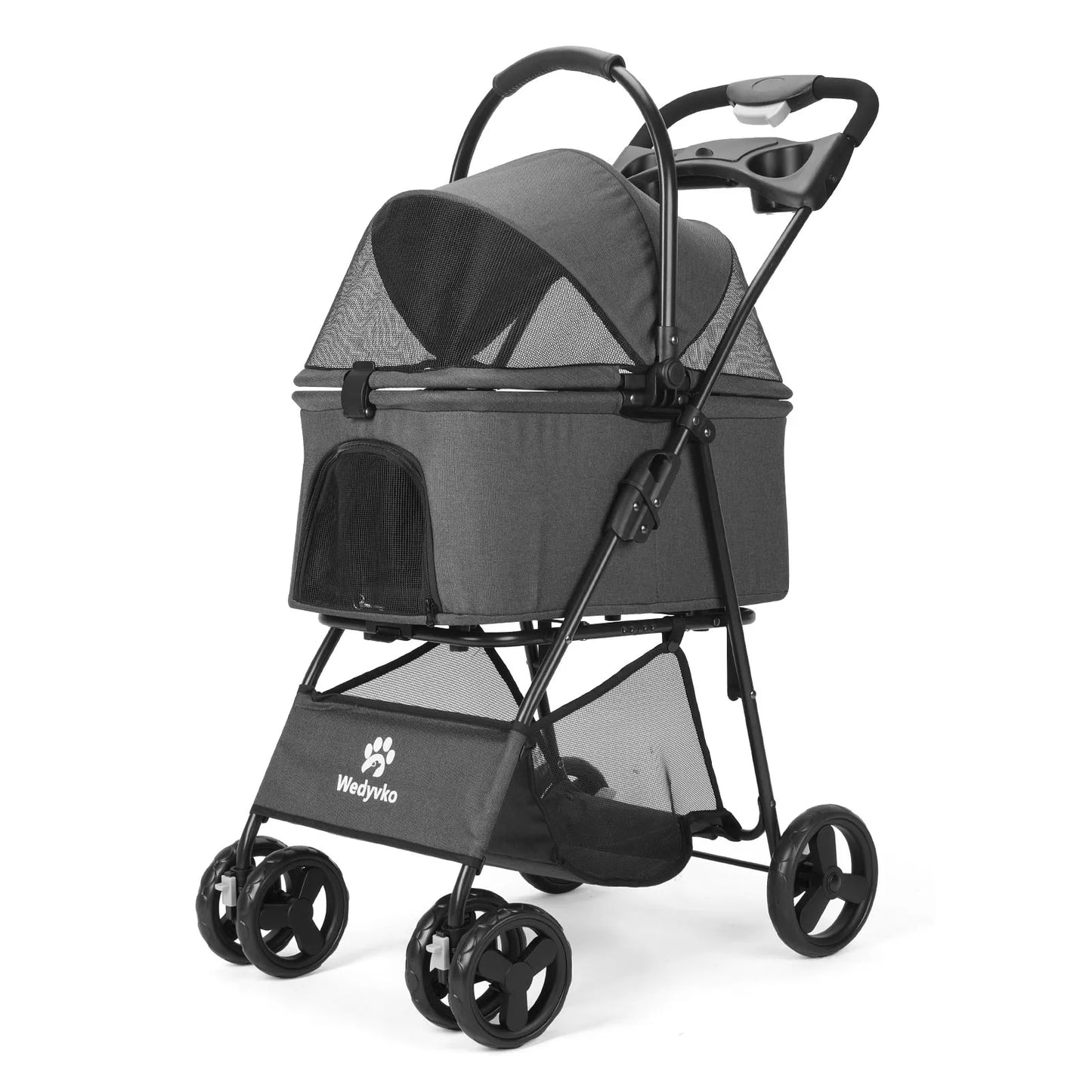 3 In 1 Pet Stroller With Carrier For Small-Medium Pets