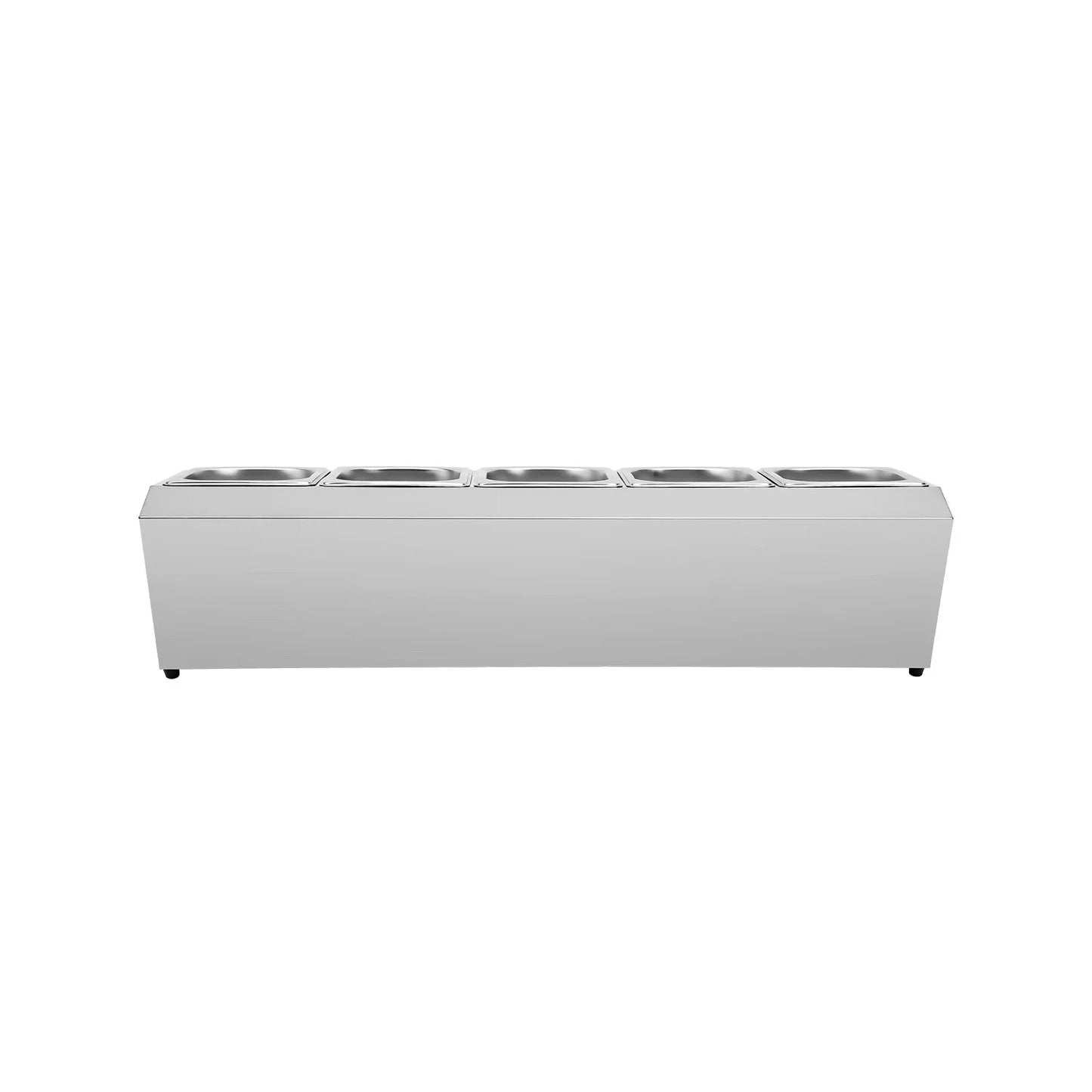 Bymaocar 201 Stainless Steel Seasoning Box With Inclined Holder