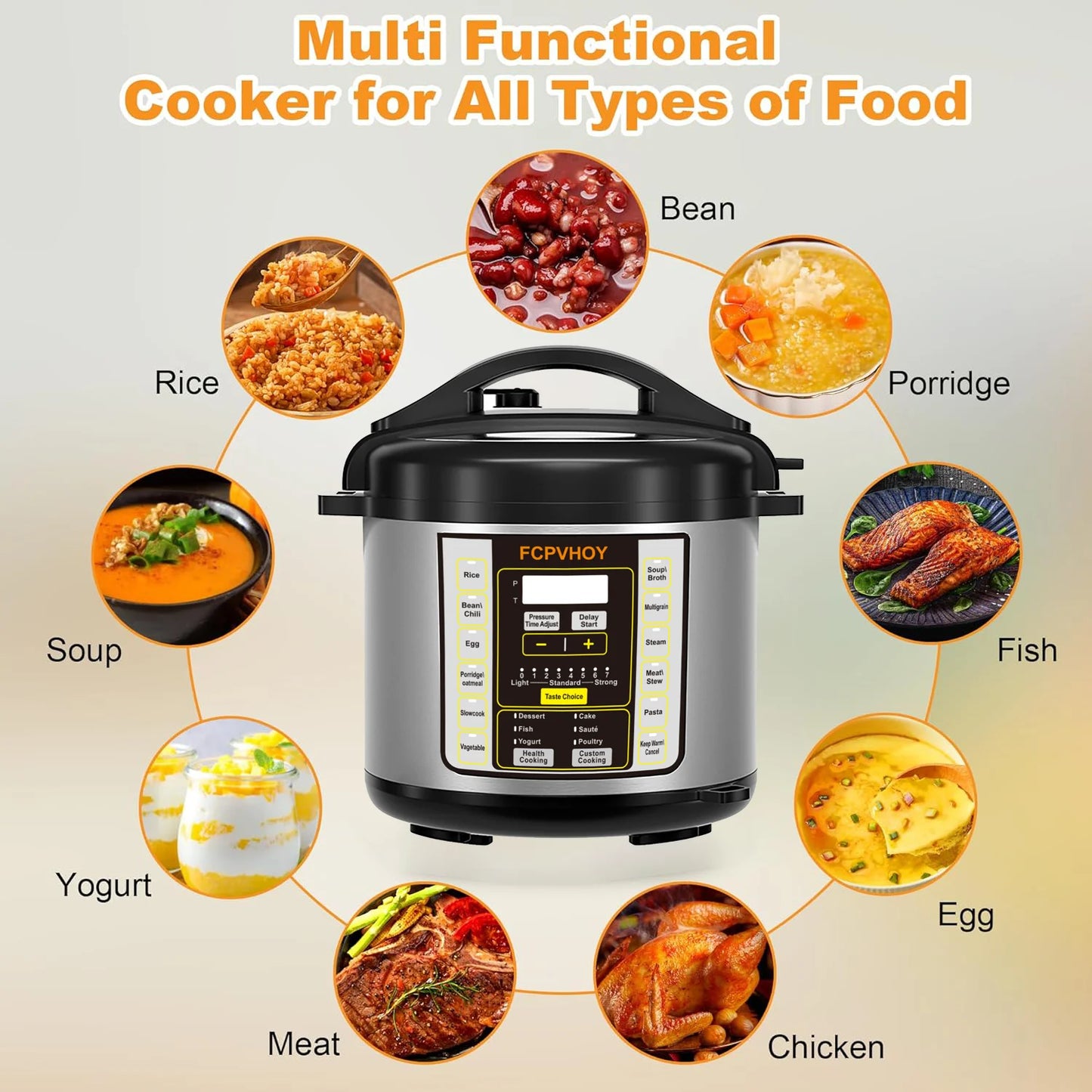 Electric Pressure Cooker Nine In One Instant Stainless Steel 304 Liner