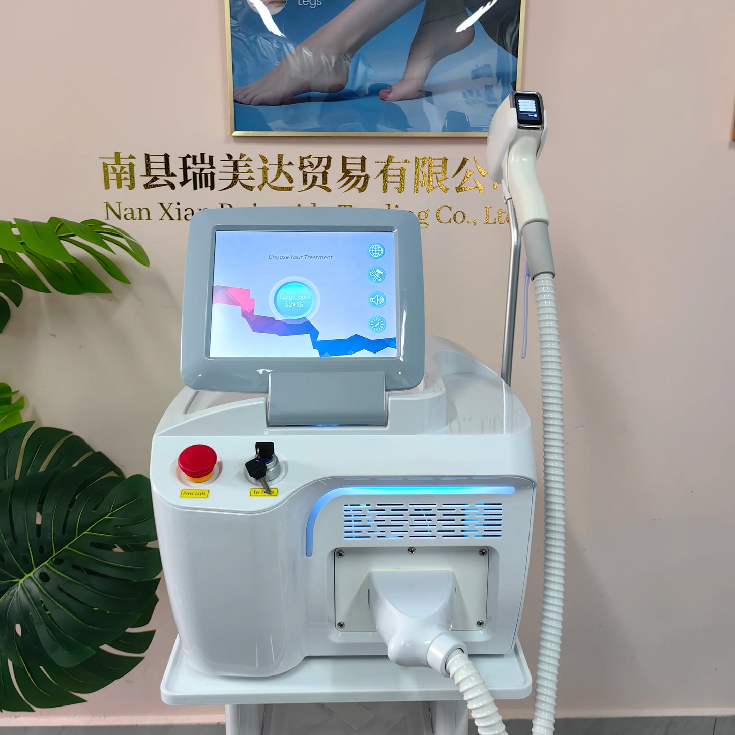 Myoslim FAC 4 Wavelength Hair Removal Device Ice Cooling