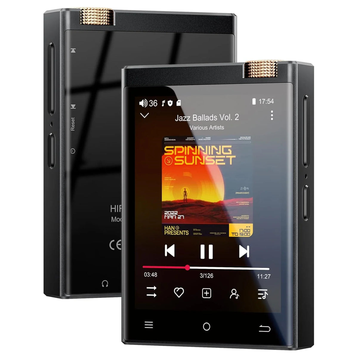 Oilsky HiFi MP3 Player With Bluetooth WiFi And Lossless Audio