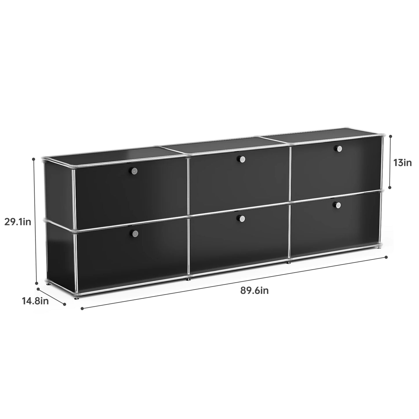 Stainless Steel Storage Cabinet Organizer TV Stand For Living Room