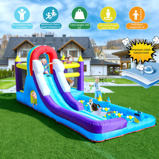 RTS Inflatable Water Slide With Splash Pool For Kids