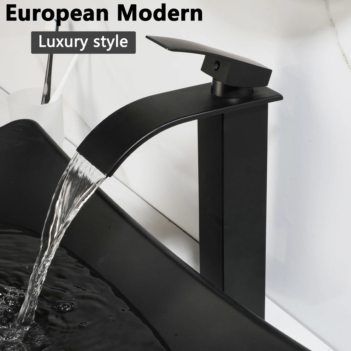Sinlaku Oval Vessel Bathroom Sink Basin With Stainless Steel Faucet Combo