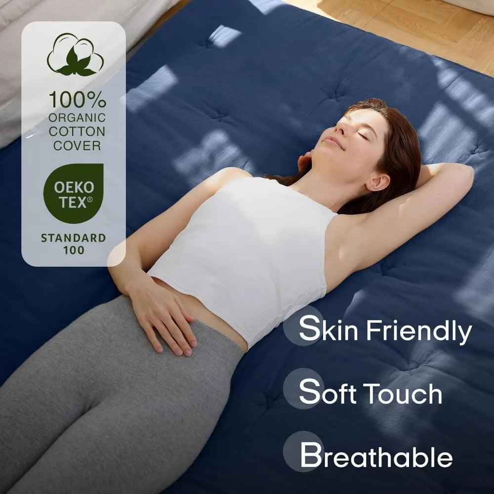 XIUWO Foldable Cotton Futon Mattress Tatami Sleeping Pad
