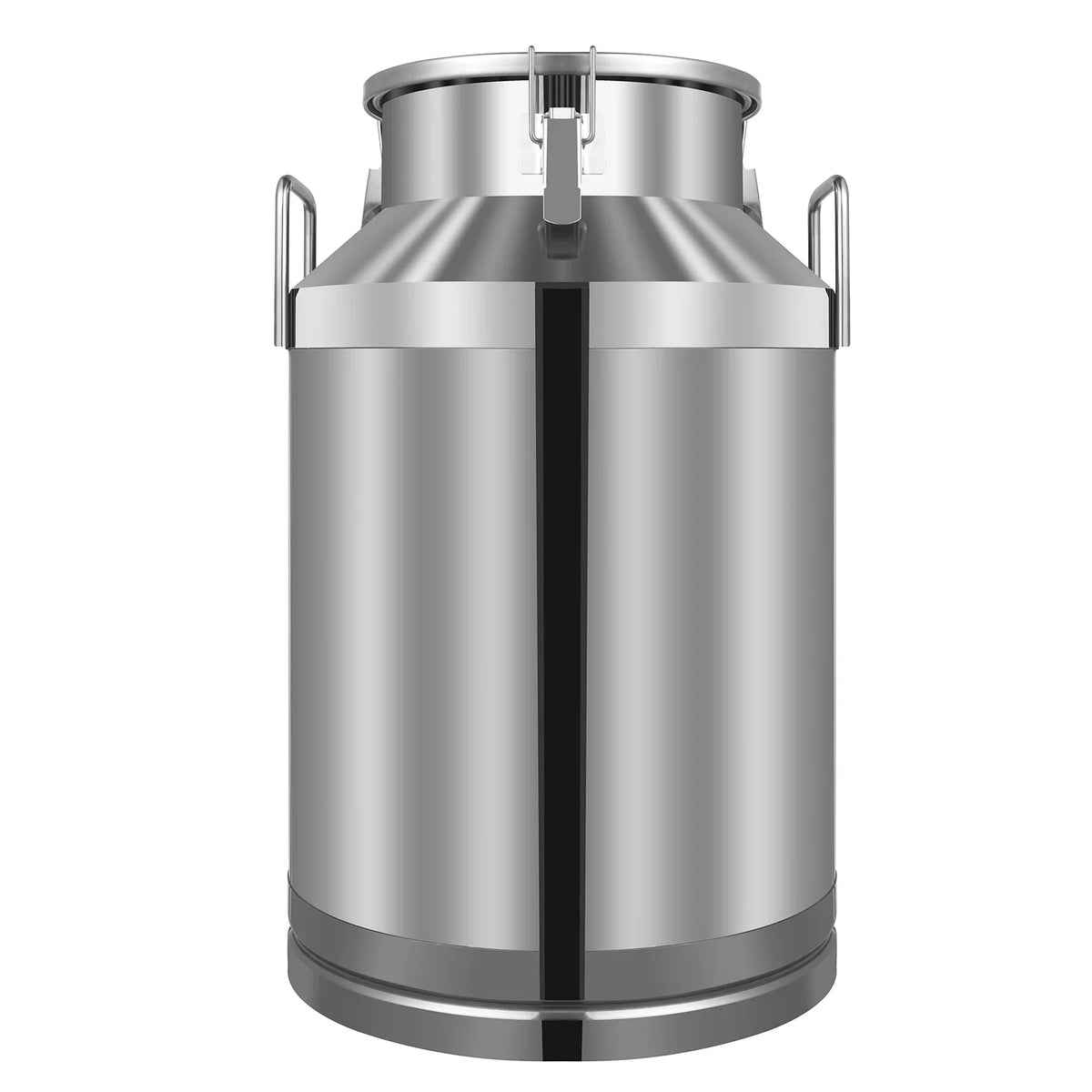 Milk Can, 60L Stainless Steel Milk Bucket, Durable Non-Magnetic 201 Stainless Steel, Silicone Seal, Leak-Proof, Household Kitchen Storage Container