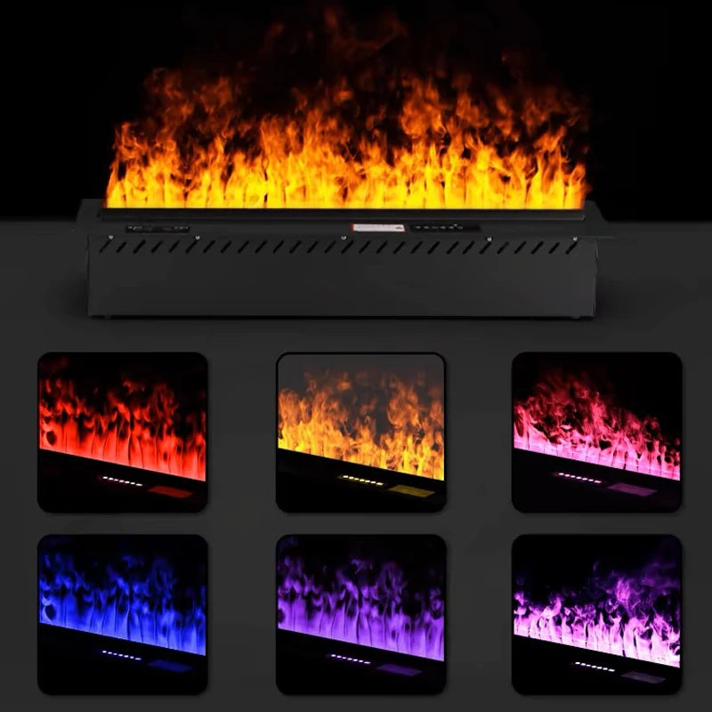 AFLYEVER Smart Water Vapor Fireplace With 3D Flame Tuya App