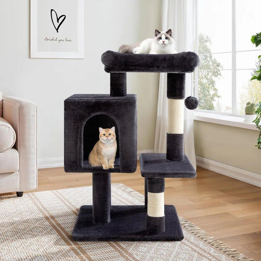 NBVCX Multi Level Cat Tree Plush Perches For Kittens