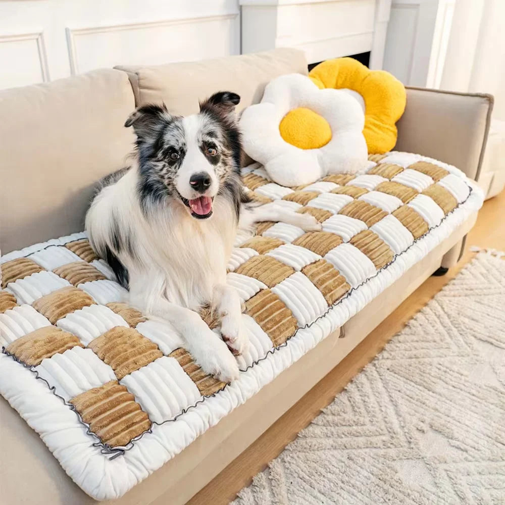 CWV Coral Fleece Warm Non Slip Washable Dog Bed Mat