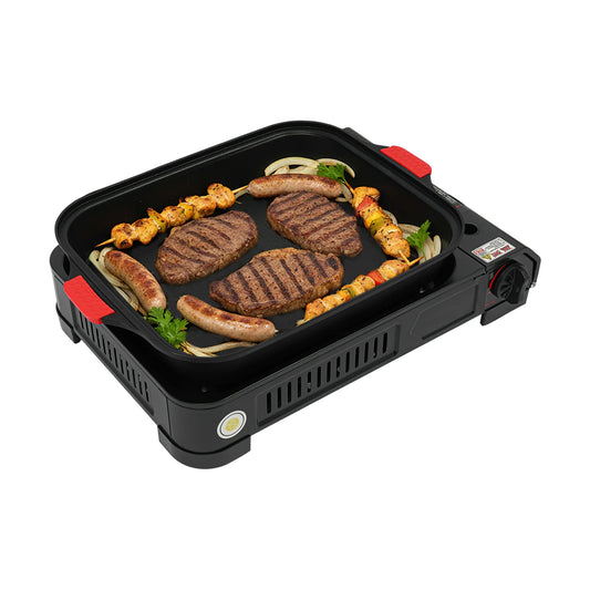 Bymaocar Outdoor Cooking Station Portable Gas Stove 2.1KW Piezo Ignition
