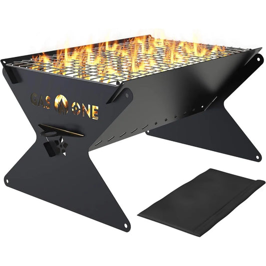 NBVCX Foldable Charcoal Grill For Camping Outdoors