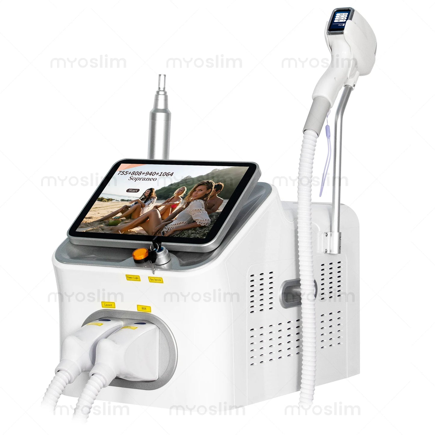 MYOSLIM 2-in-1 Diode Laser Hair Removal Pico QSwitch 808nm