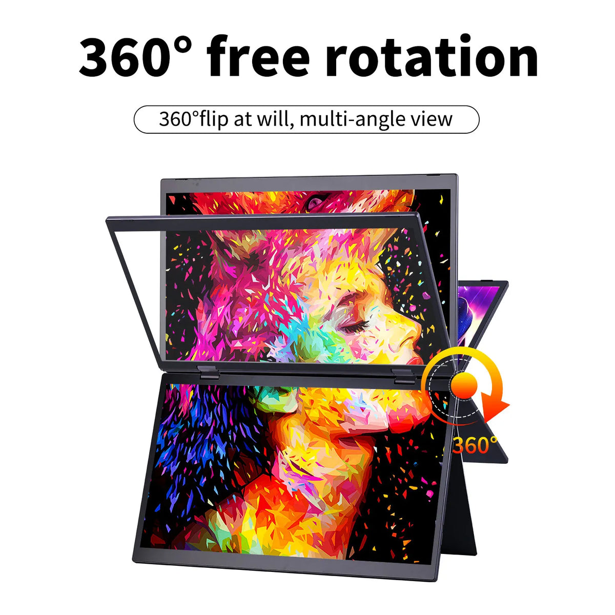 Ecooper 1080P IPS Portable Monitor For Laptop Gaming Consoles