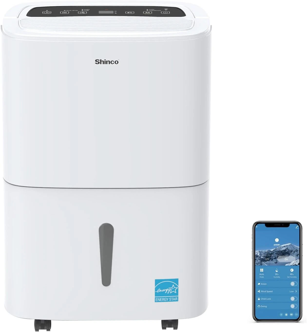 Shinco Energy Star Dehumidifier For Large Rooms Basements
