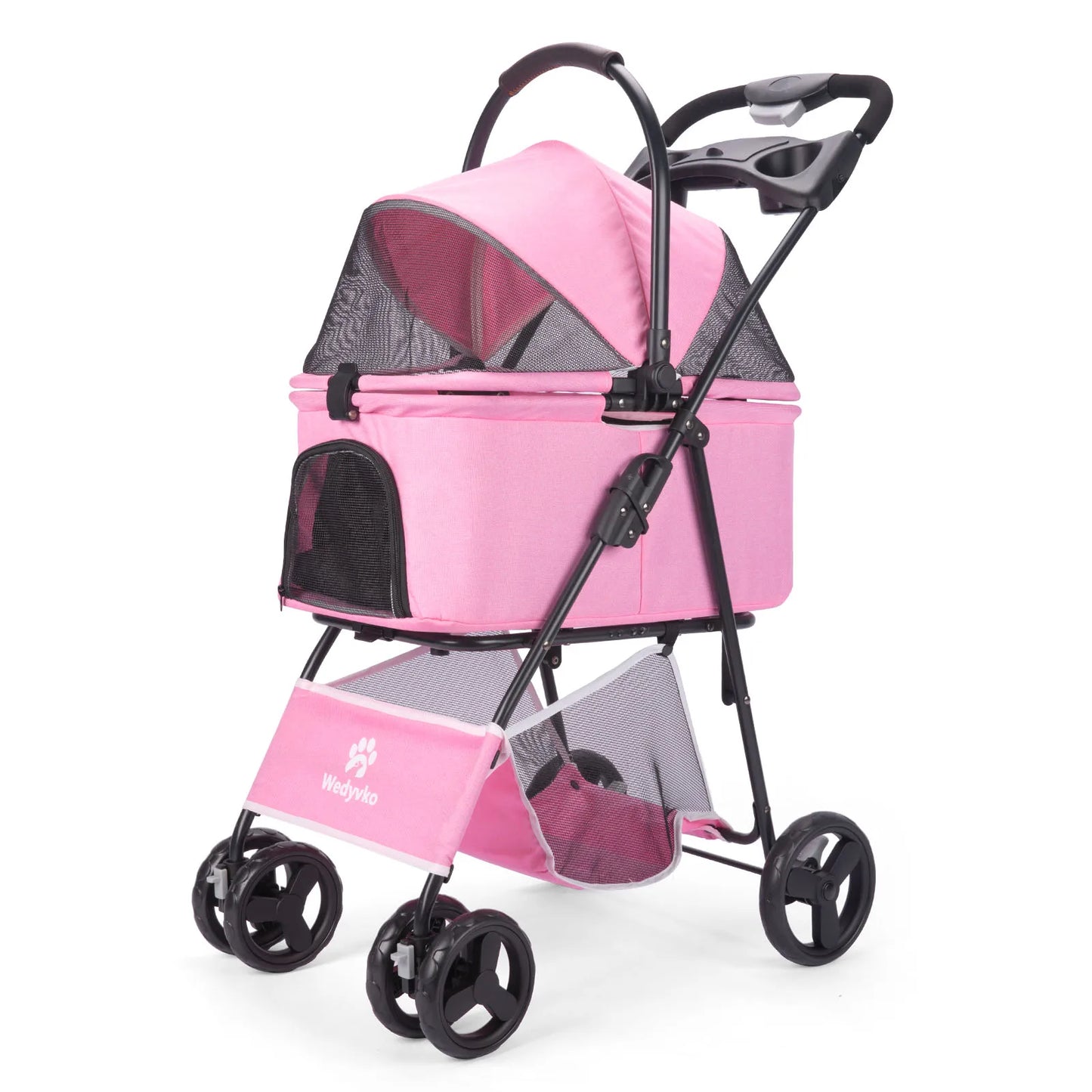 3 In 1 Pet Stroller With Carrier For Small-Medium Pets