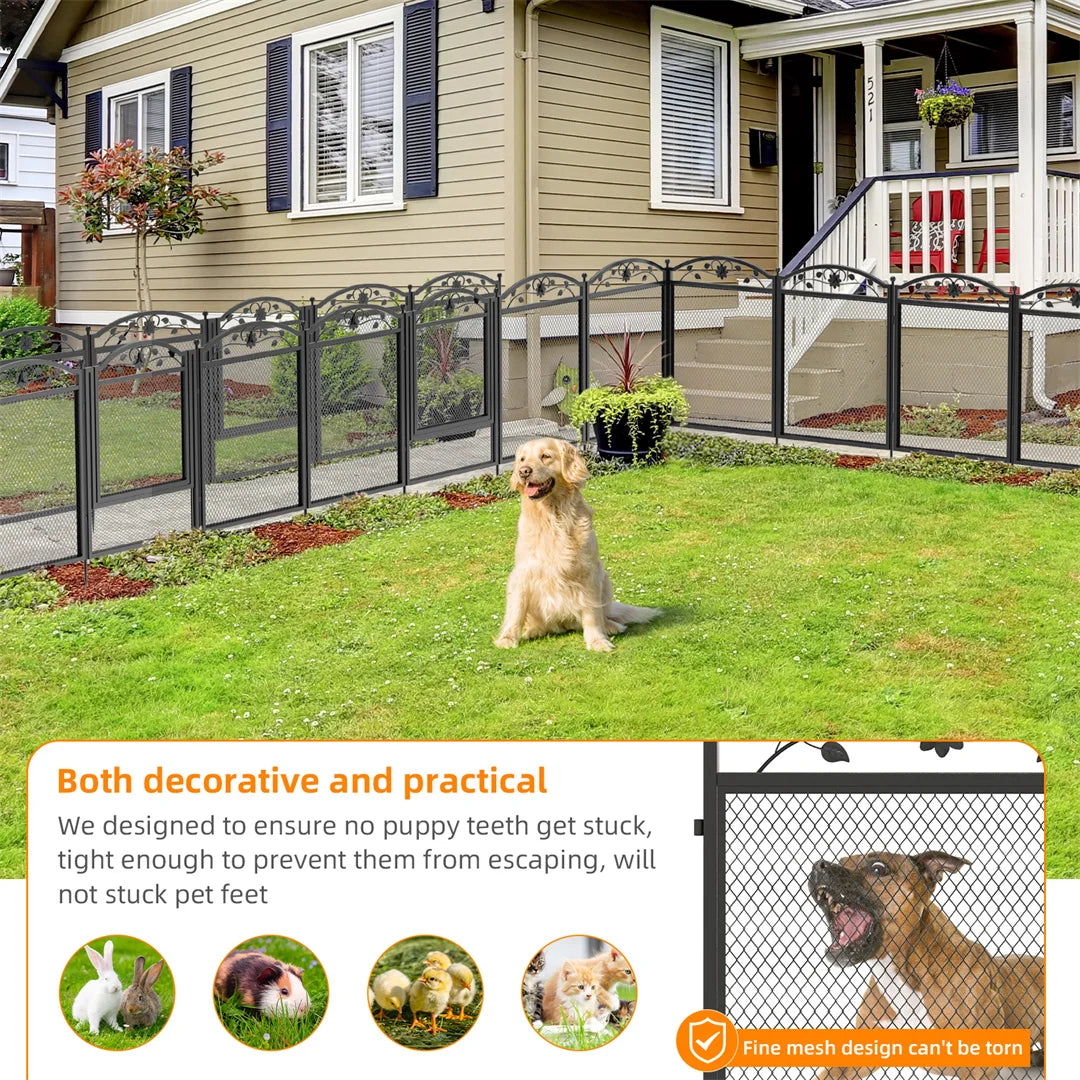 BINGOPAW 8 Panel Heavy Duty Dog Playpen Waterproof Whelping Pad