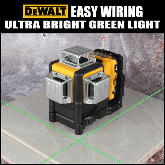 DEWALT DW089LG Laser Level 360 Degree Vertical Horizontal Projection