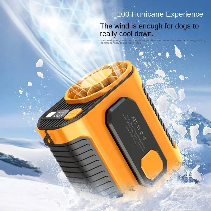 Portable Waist-Hanging Camping Fan With Long-Lasting Cooling And Charging