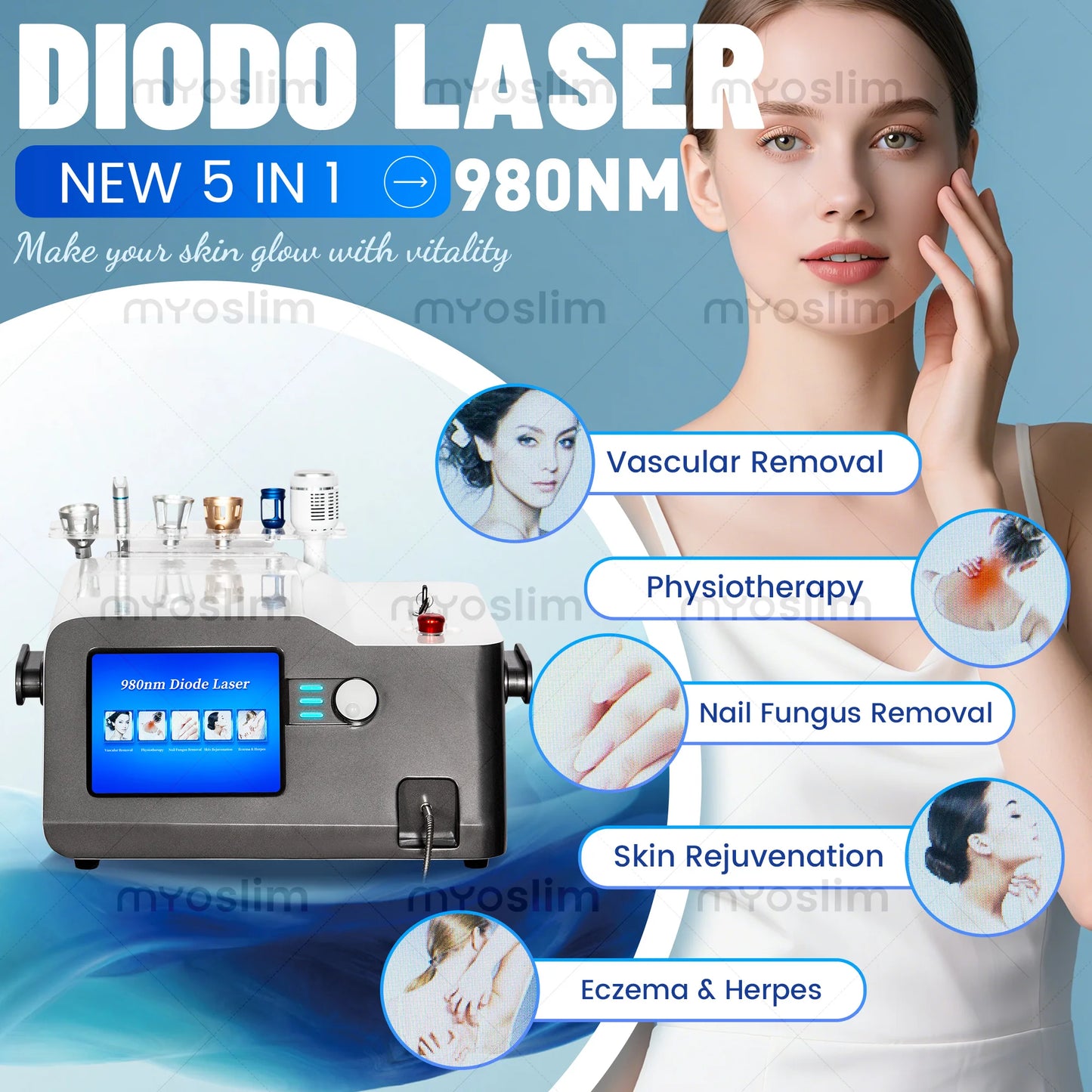 TAIXL 30W 5in1 Capillary Removal Laser For Spider Veins