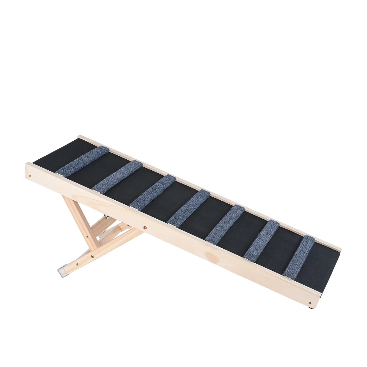 SucceBuy Adjustable Folding Dog Ramp With Non Slip Steps