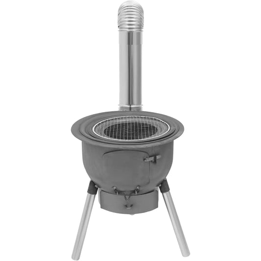 Bymaocar Wood Burning Stove With Grill Rack For Outdoor Cooking