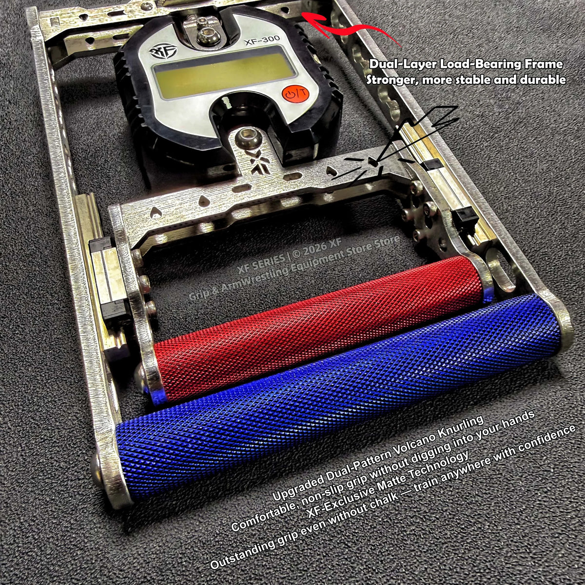 XF300GT Electronic Counting Grip Strength Dynamometer With Linear Rail
