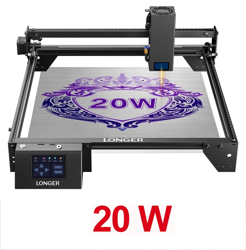 Longer Laser Cutter And Engraver 20W 10W 5W With WiFi