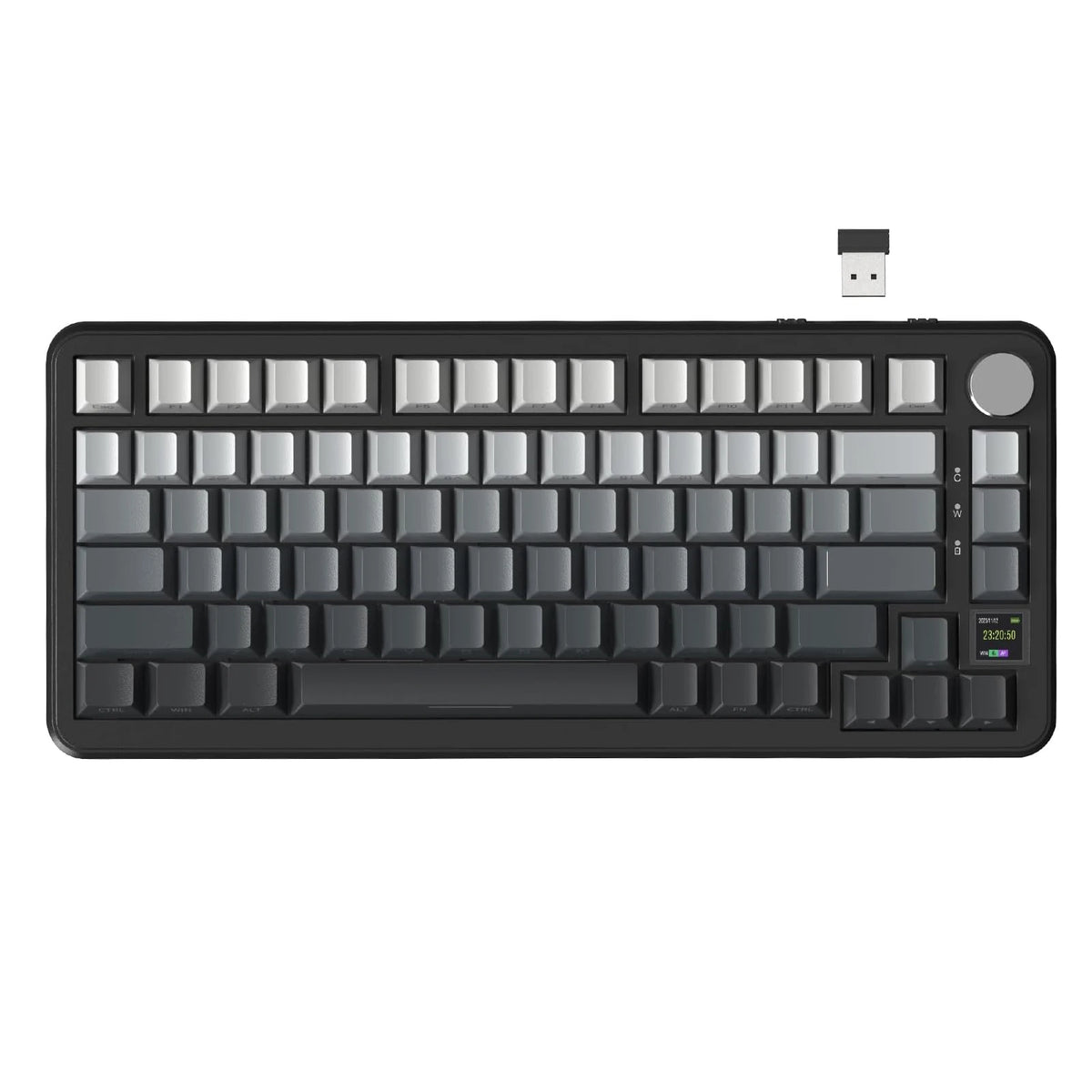 Attack Shark X85 Mechanical Keyboard Hot Swappable Gasket Screen Knob